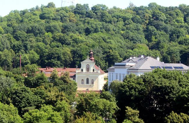 Костел Святого Казимира, вигляд з вежі Корнякта